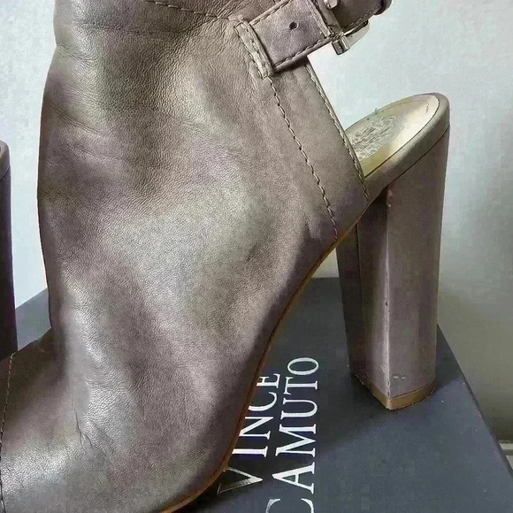 VINCE CAMUTO PEEP  TOE SLING BACK BOOTIE - Picture 6 of 11